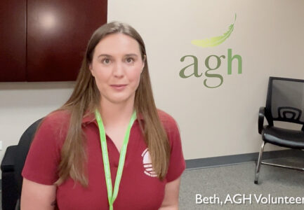 Beth, a volunteer